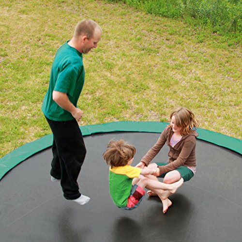 Ultrasport Randabdeckung für Gartentrampolin Ultrasport Jumper Wave in Grün, 366 cm -