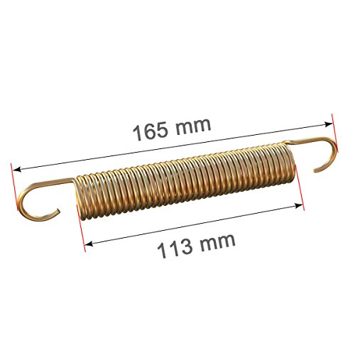 12 x Sprungfeder / Spiralfeder für Trampoline * 165 x 21 mm * für 366 bis 396 cm Trampoline - 