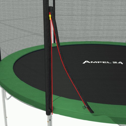 Original Ampel 24 XXL Gartentrampolin - 490 cm Durchmesser - verbesserte Version 2014 - grün -