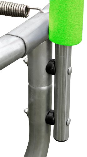 SixBros. SixJump 1,40 M Gartentrampolin Grün Trampolin | Mit Sicherheitsnetz - T140/1821 -