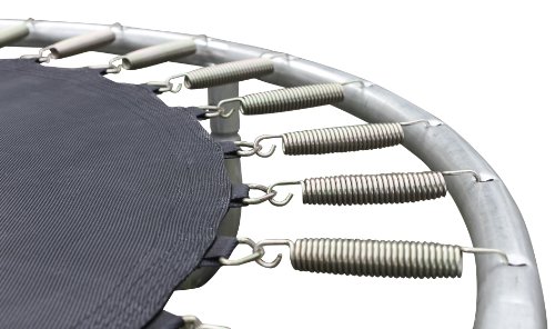 SixBros. SixJump 1,40 M Gartentrampolin Grün Trampolin | Mit Sicherheitsnetz - T140/1821 -