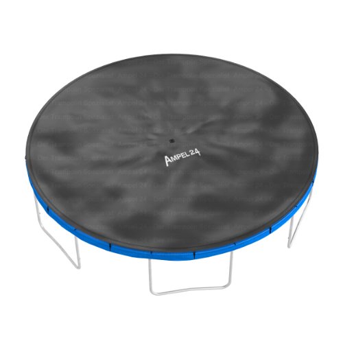 Ampel 24 Trampolin Abdeckplane | Wetterschutzplane für Gartentrampolin 305 cm | UV-beständig | schwarz - 