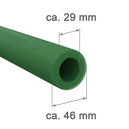 Ampel 24 Ersatz Schaumpolster für Trampolin Netzpfosten | Schaumstoffrollen grün | Stangenschutz einzeln - 