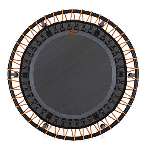 Ampel 24 Minitrampolin Ø 110 cm, Indoor Fitness Trampolin mit Bungee-Seil-System, 6 verstellbare Elastobänder für den Härtegrad, belastbar bis 150 kg - 2