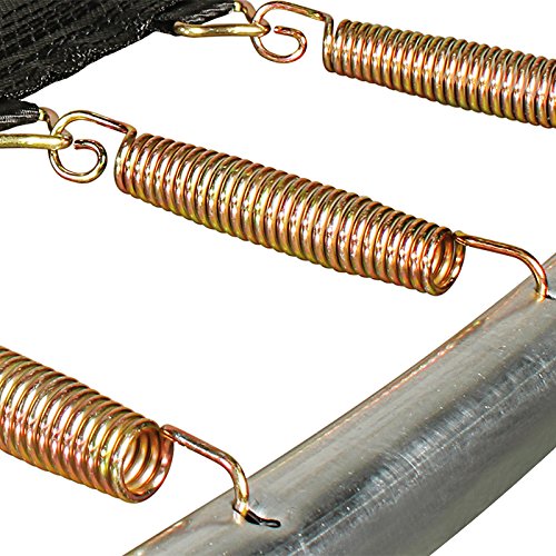 SixBros. SixJump Gartentrampolin 1,85m - Kindertrampolin für den Garten, Outdoor-Trampolin, Komplett-Set inkl. Leiter, Sicherheitsnetz & Abdeckung, blau, TB185/1570 - 7