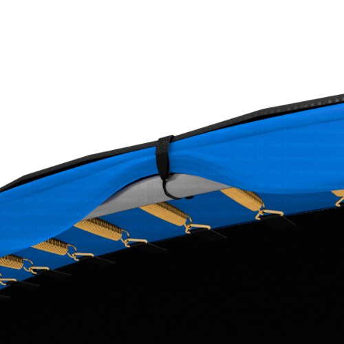 Ampel 24 Outdoor Trampolin Abdeckung 366 cm, Wetterschutzplane für Gartentrampolin mit Regenablauf, Abdeckplane schwarz, UV-beständig - 7