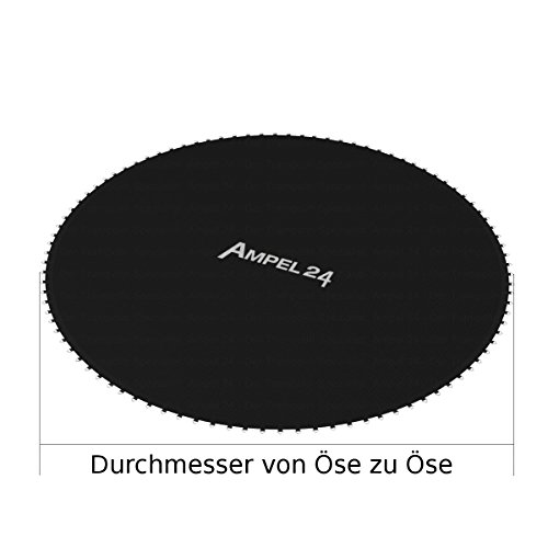 Ampel 24 Trampolin Sprungtuch 262 cm mit 64 Befestigungsösen 10-Fach vernäht, Sprungtuch für Gartentrampolin Ø 305 cm - 7