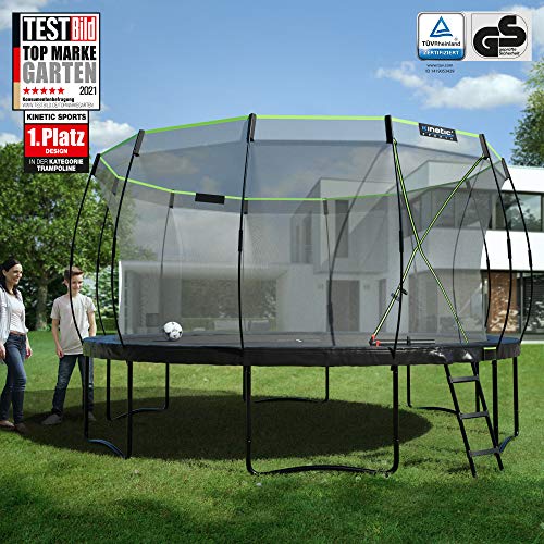 Kinetic Sports Gartentrampolin TUP1400, 427 cm, Black - 2